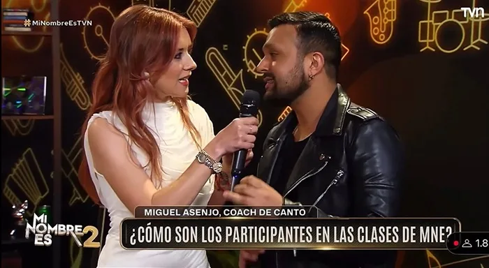 Miguel Asenjo como Coach Vocal en Mi Nombre Es Temporada 2, TVN 2025